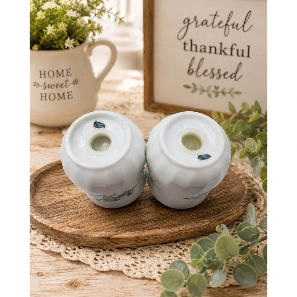 Corelle Coordinates Callaway Ivy Farmhouse Cottagecore Salt & Pepper Shakers
